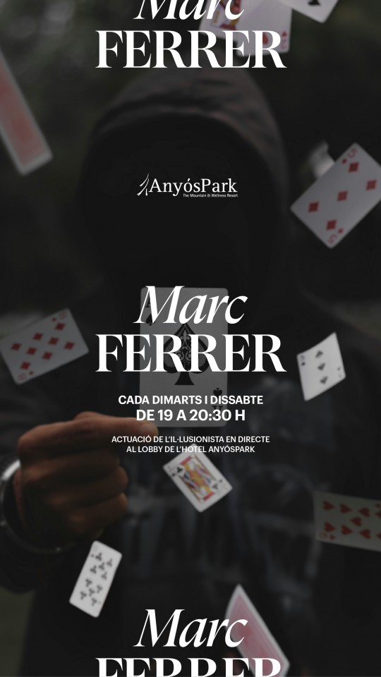 Actuació de màgia i il·lusionisme a càrrec de Marc Ferrer