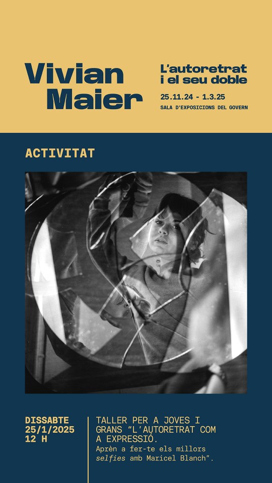 Taller per a joves “L’autoretrat com a expressió. Aprèn a fer-te els millors selfies amb Maricel Blanch”