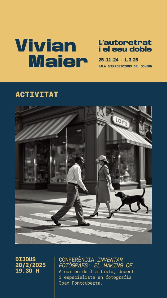 Conferència 'Inventar fotògrafs: el making of' a càrrec de Joan Fontcuberta en el marc de l'exposició 