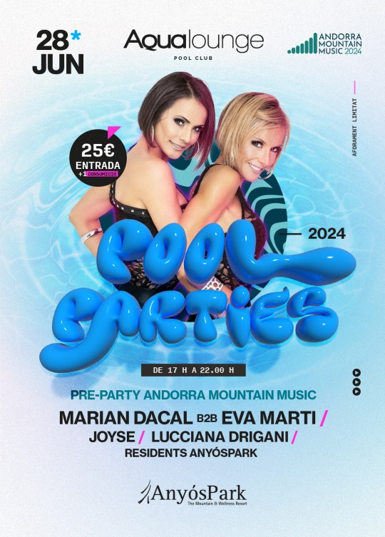 Aqualounge Pool Parties a AnyósPark