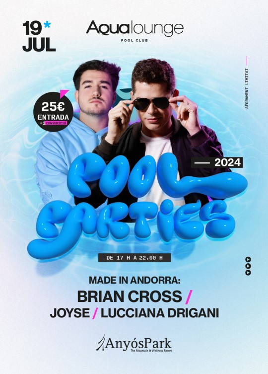 Aqualounge Pool Parties a AnyósPark