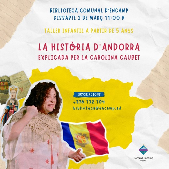 Taller infantil historia Andorra Carolina Caubet