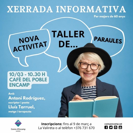 Xerrada taller de paraules encamp