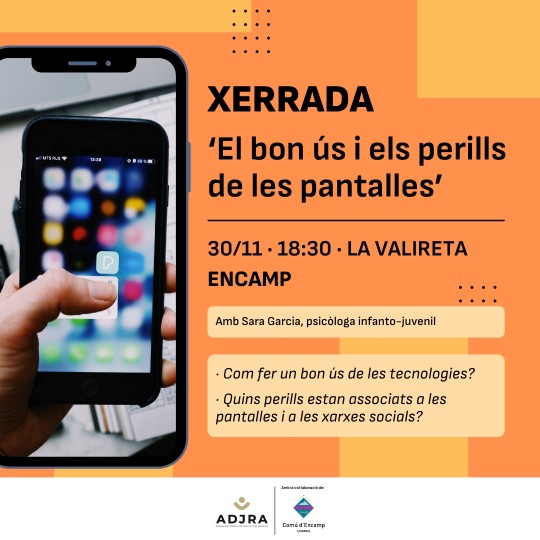 xerrada bon us i perills de les pantalles la valireta encamp