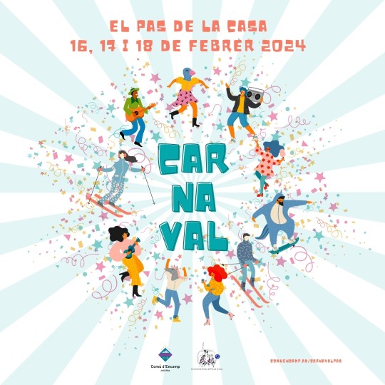 Cartell Carnaval Pas de la Casa 2024