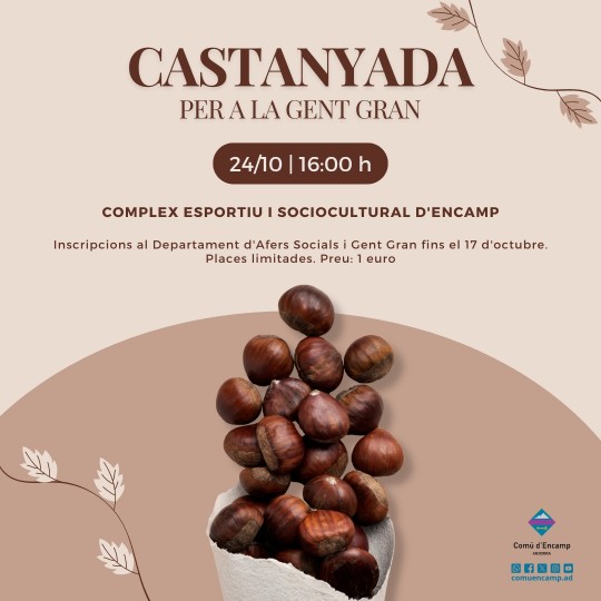 castanyada per a la gent gran a Encamp