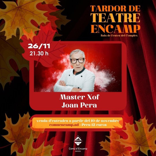 master xof encamp obra de teatre