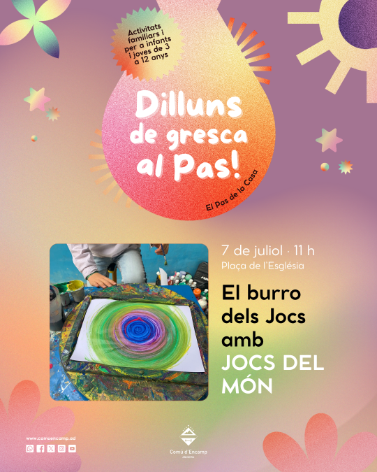 DILLUNS 7 JULIOL GRESCA DEL PAS DE LA CASA