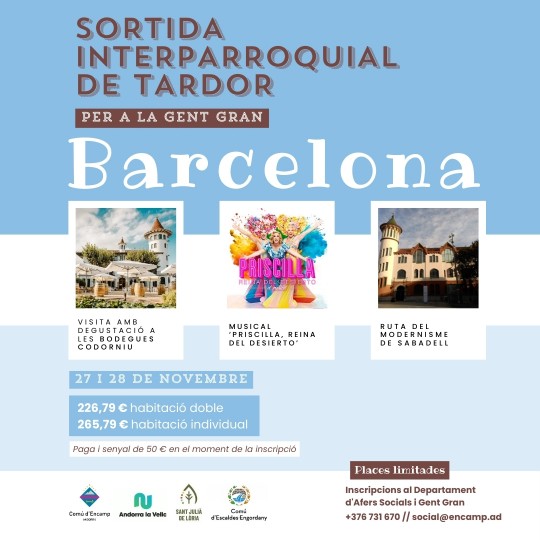 sortida interparroquial gent gran encamp