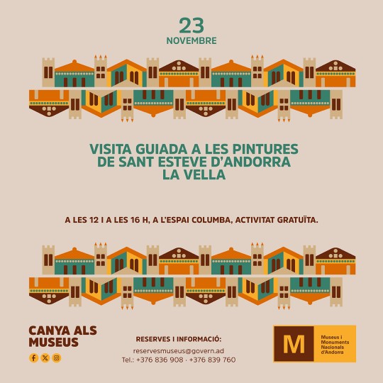 Visita guiada a les pintures de Sant Esteve d’Andorra la Vella a l’Espai Columba