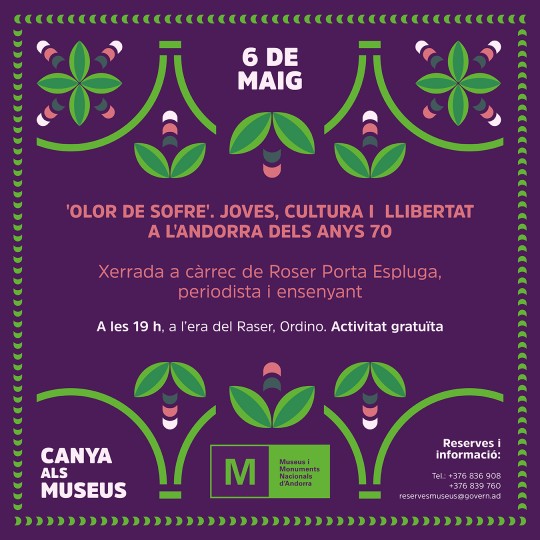  'Olor de sofre'. Joves, Cultura i Llibertat a l'Andorra dels anys 70 