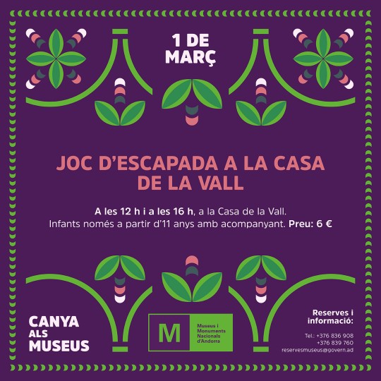 Joc d’escapada a la Casa de la Vall