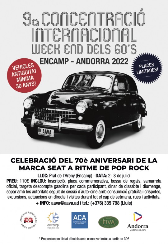 concentració de vehícles antics a encamp