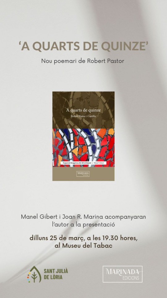 Presentació poemari