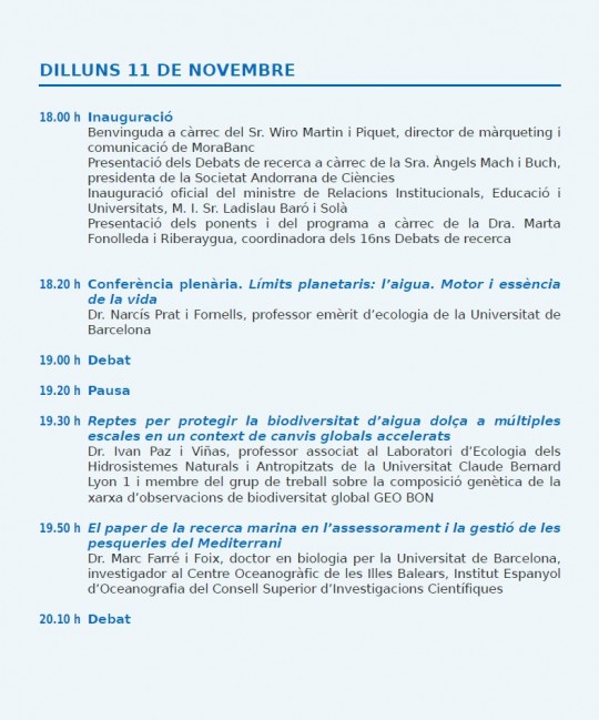 Aigua: desafiaments i oportunitats