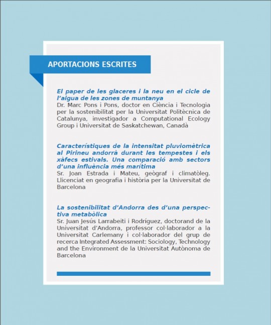 Aigua: desafiaments i oportunitats