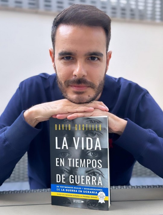 David Castillo presentarà i signarà el seu nou llibre 'La vida en tiempos de guerra'