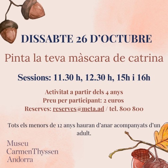 Taller familiar: Pinta la teva màscara de 'Catrina'