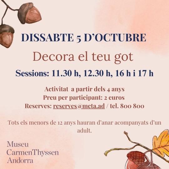 Taller: Decora el teu got