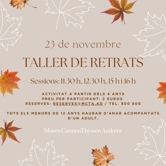 Taller de retrats