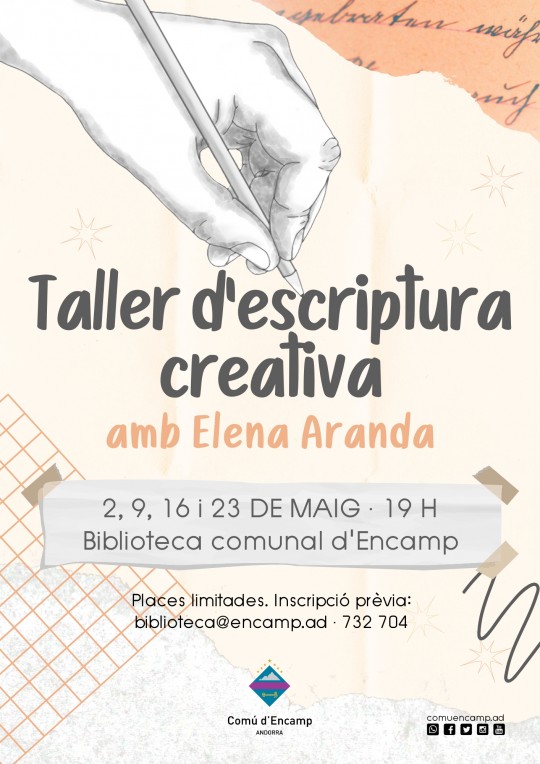 taller escriptura creativa biblioteca encamp