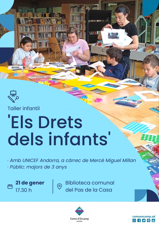 taller unicef andorra drets infants