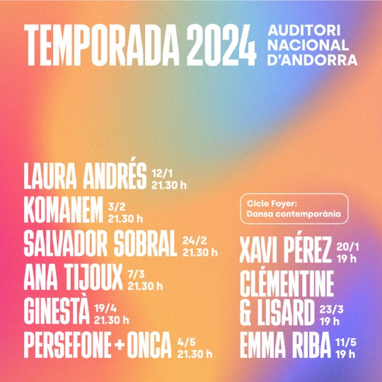 Temporada Auditori 2024