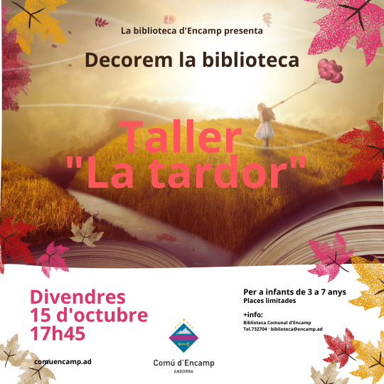 Taller infantil 'Decorem la bilioteca per la Tardor'