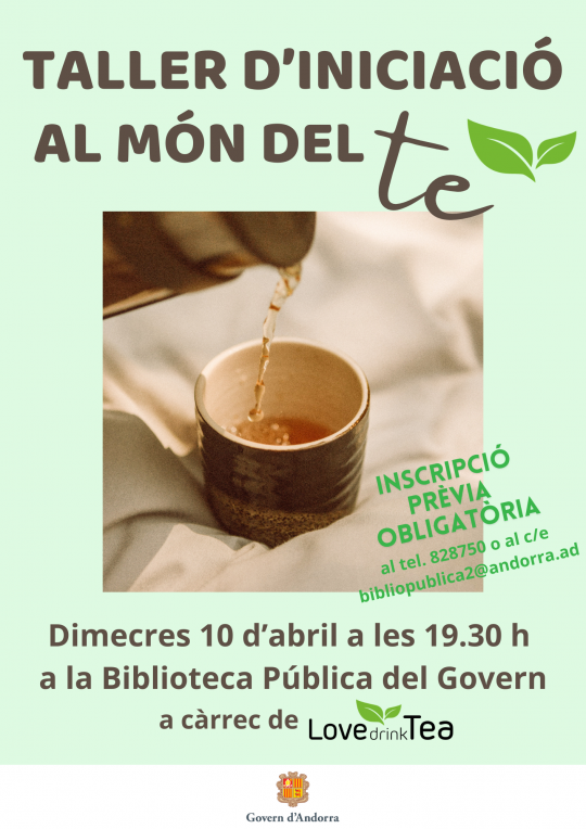 Taller d'iniciació al món del te
