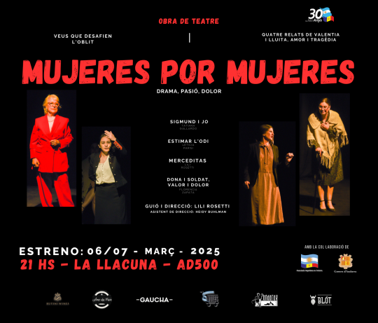 Obra de teatre 'Mujeres por mujeres'
