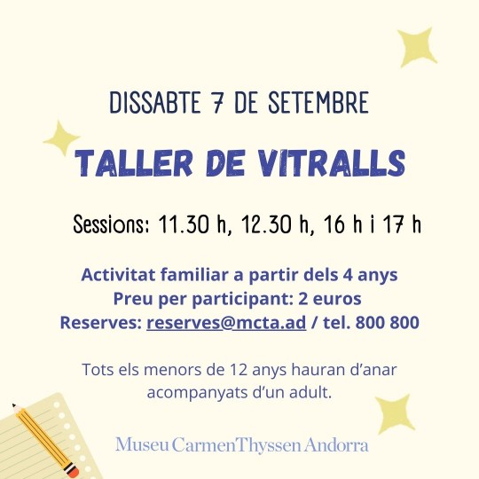 Taller de vitralls de paper