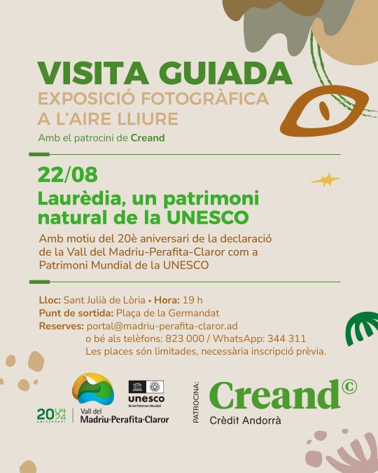 Visita guiada, exposició fotogràfica a l'aire lliure: