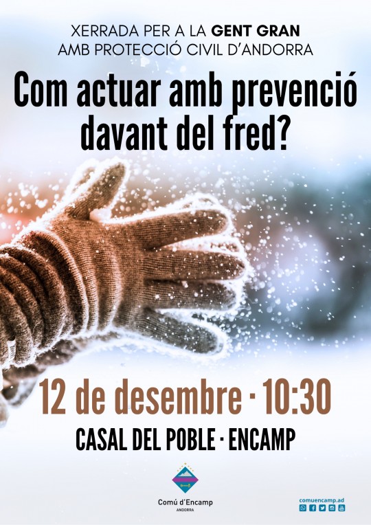 xerrada gent gran encamp prevenció fred