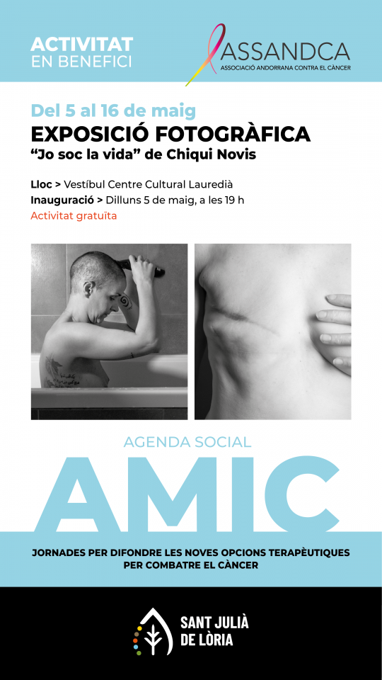 Exposició fotogràfica 'Jo soc la vida' de Chiquis Novis