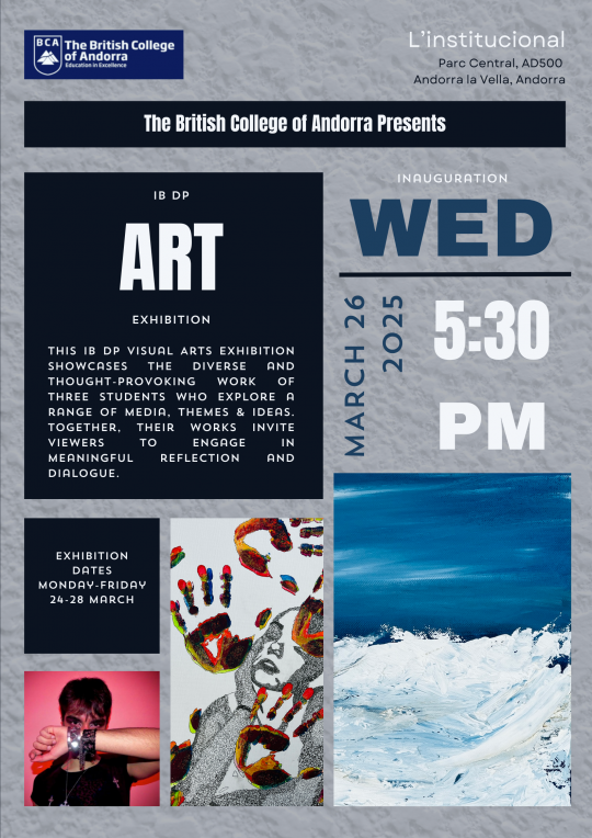 British College of Andorra IB DP Art Exhibition