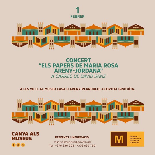 Concert Els papers de Maria Rosa Areny-Jordana a càrrec de David Sanz